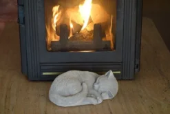 Gartendekoparadies Animaux-Chat endormi