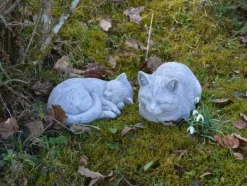 Gartendekoparadies Animaux-Chat endormi