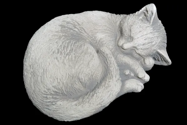 Gartendekoparadies Animaux-Chat endormi