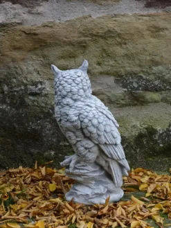 Gartendekoparadies Animaux-Chouette au plumage soigneusement dessiné