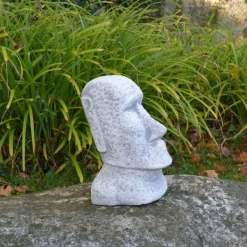 Gartendekoparadies Figures & Statues-Célèbre Moai : les statues de pierre de l'île de Pâques