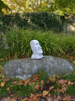 Gartendekoparadies Figures & Statues-Célèbre Moai : les statues de pierre de l'île de Pâques