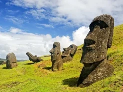 Gartendekoparadies Figures & Statues-Célèbre Moai : les statues de pierre de l'île de Pâques