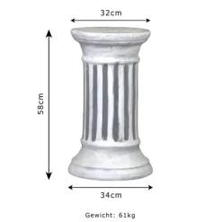 Gartendekoparadies Colonnes & Socles-colonne ronde