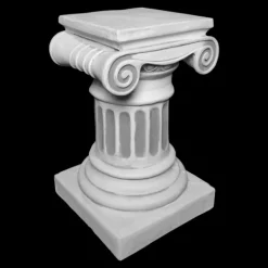 Gartendekoparadies Colonnes & Socles-Comme à Athènes : grande colonne ionique