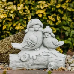 Gartendekoparadies Belle|Animaux-Couple d'oiseaux drôle