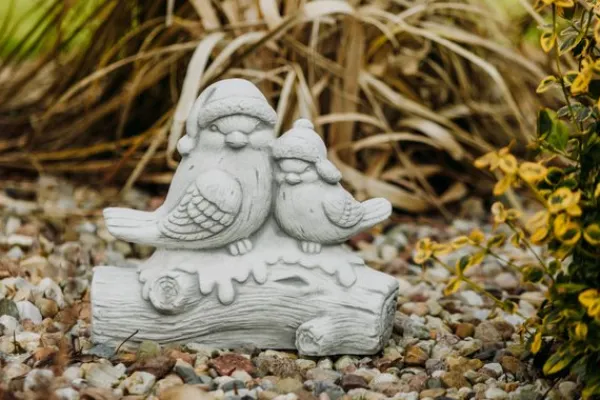 Gartendekoparadies Belle|Animaux-Couple d'oiseaux drôle
