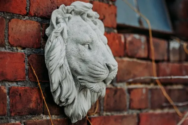 Gartendekoparadies Belle|Animaux-décoration murale tête de lion