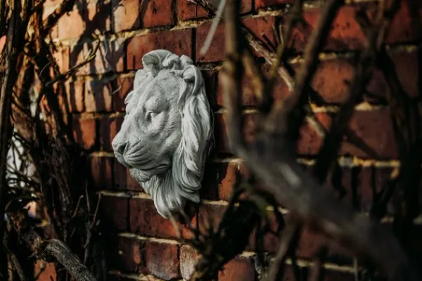 Gartendekoparadies Belle|Animaux-décoration murale tête de lion