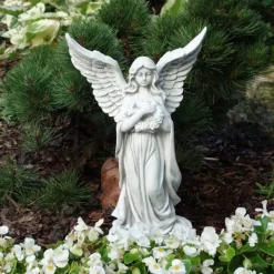 Gartendekoparadies Enfants & Anges-Des anges aux ailes déployées