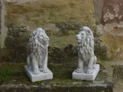Gartendekoparadies Animaux-Deux figurines de lion à un prix spécial