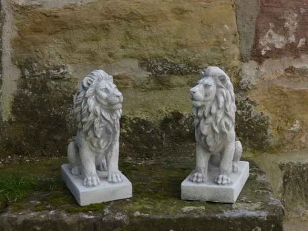 Gartendekoparadies Animaux-Deux figurines de lion à un prix spécial