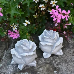 Gartendekoparadies Belle-Deux roses décoratives romantiques