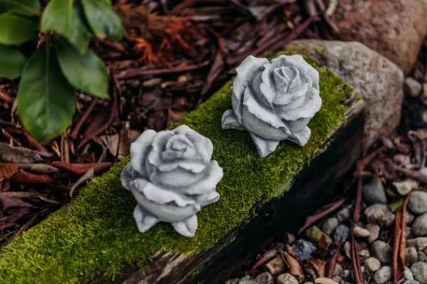 Gartendekoparadies Belle-Deux roses décoratives romantiques