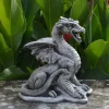 Gartendekoparadies Animaux|Gargouilles-Dragon légendaire