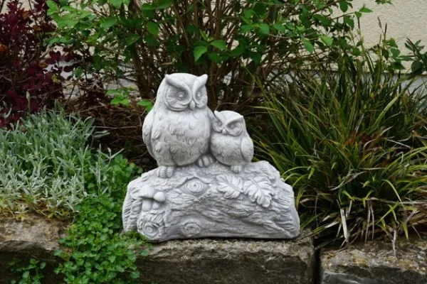 Gartendekoparadies Belle|Animaux-Drôle de couple de hiboux sur une branche