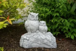 Gartendekoparadies Belle|Animaux-Drôle de couple de hiboux sur une branche