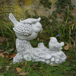 Gartendekoparadies Belle|Animaux-Drôle de couple d'oiseaux sur une branche