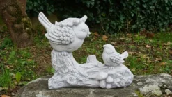 Gartendekoparadies Belle|Animaux-Drôle de couple d'oiseaux sur une branche