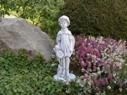 Gartendekoparadies Belle|Figures & Statues-Elfe magique avec belle rose