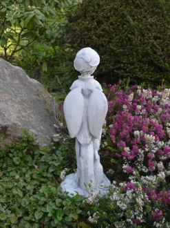 Gartendekoparadies Belle|Figures & Statues-Elfe magique avec belle rose