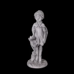 Gartendekoparadies Belle|Figures & Statues-Elfe magique avec belle rose