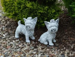 Gartendekoparadies Animaux-Ensemble : deux Yorkshire Terriers