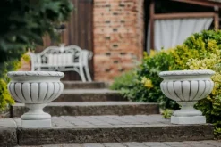 Gartendekoparadies Jardinières-Ensemble décoratif avec vases à plantes