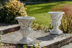Gartendekoparadies Jardinières-Ensemble de jardinières en forme de vase