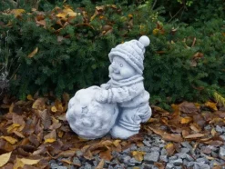 Gartendekoparadies Figures & Statues-Ensemble de personnages drôles d'hiver