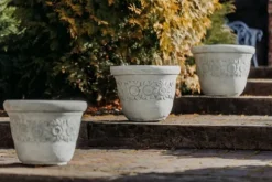 Gartendekoparadies Jardinières-Ensemble de pots de fleurs avec un motif de tournesol