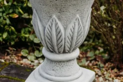 Gartendekoparadies Jardinières-Ensemble de vases à motif de feuilles