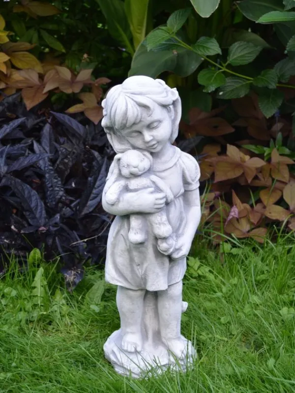 Gartendekoparadies Enfants & Anges-Ensemble petit garçon et fille