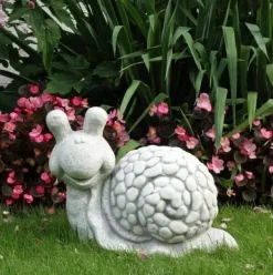 Gartendekoparadies Animaux-Escargot drôle