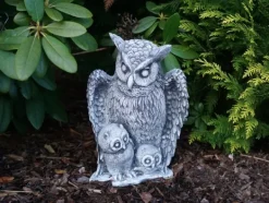 Gartendekoparadies Belle|Animaux-Famille de hibou avec jeune