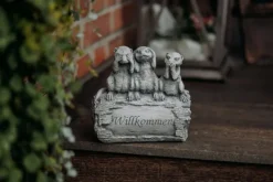 Gartendekoparadies Animaux-Famille de suricates dit : Bienvenue