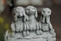 Gartendekoparadies Animaux-Famille de suricates dit : Bienvenue