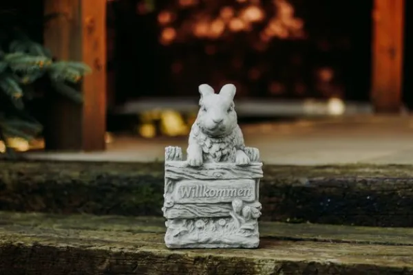 Gartendekoparadies Belle|Animaux-Famille de suricates dit : Bienvenue