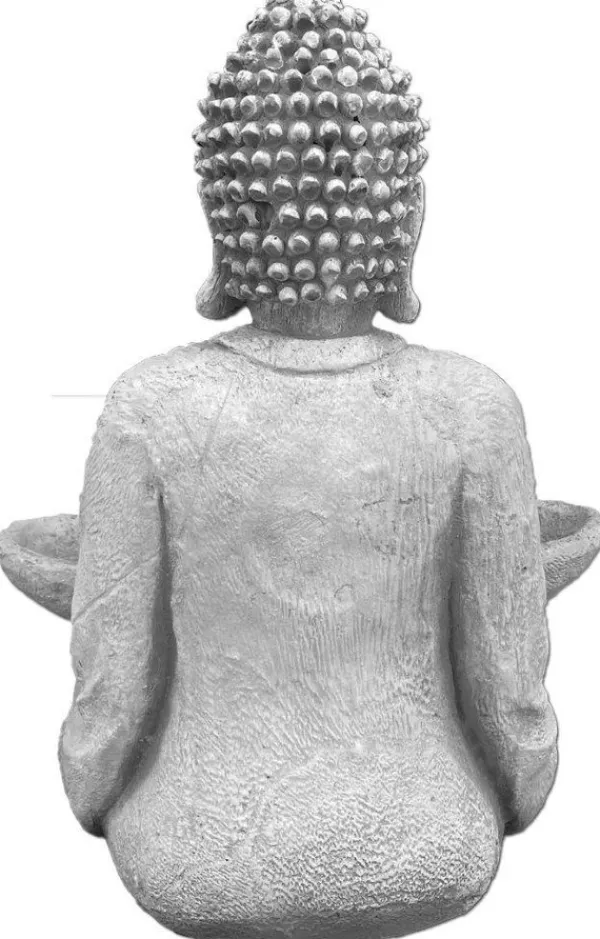 Gartendekoparadies Bouddhas-Figure de Bouddha avec grand bol