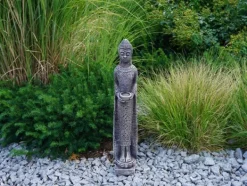 Gartendekoparadies Bouddhas-Figure étroite de Bouddha en coloration antique