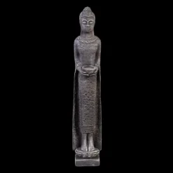 Gartendekoparadies Bouddhas-Figure étroite de Bouddha en coloration antique