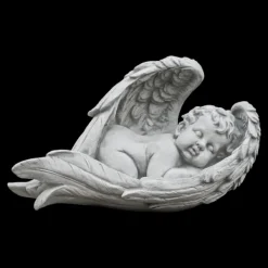 Gartendekoparadies Enfants & Anges-Figurine Ange - Bébé enveloppé d'ailes