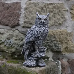 Gartendekoparadies Animaux-Figurine chouette antique