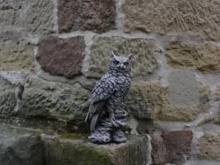 Gartendekoparadies Animaux-Figurine chouette antique