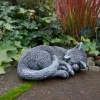 Gartendekoparadies Animaux-Figurine de chat ancienne