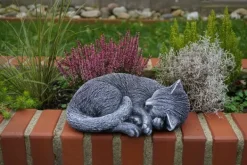 Gartendekoparadies Animaux-Figurine de chat ancienne