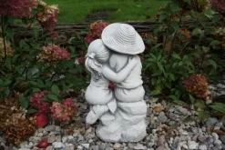 Gartendekoparadies Enfants & Anges-Figurine garçon et fille