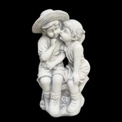 Gartendekoparadies Enfants & Anges-Figurine garçon et fille