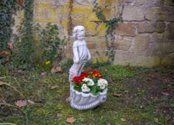 Gartendekoparadies Belle|Figures & Statues-Fille avec une jardinière
