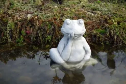 Gartendekoparadies Animaux-Flips – la grenouille réfléchie